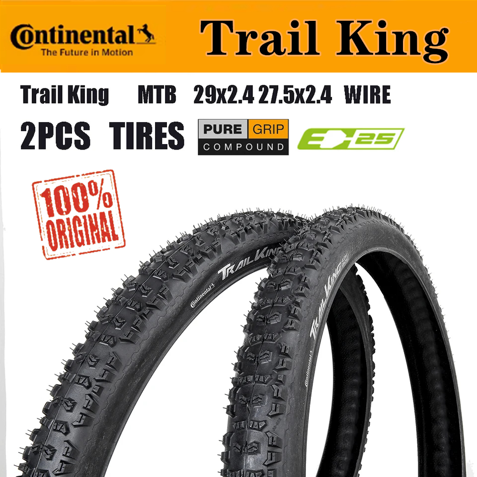 2pcs Continental Trail King29x2.4 27.5x2.4 山地自行車輪胎全地形替換山地自行車