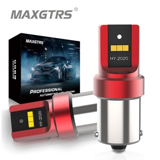 Maxgtrs 2x P21W LED Canbus 1156 BA15S W21W LED 燈泡 T20 7440 3