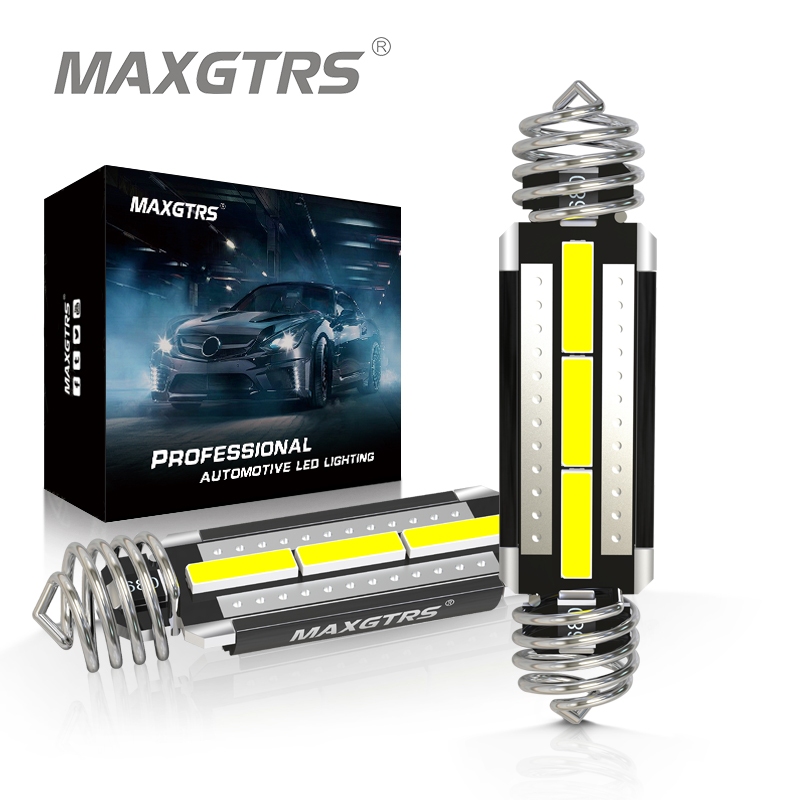 Maxgtrs 汽車花彩 LED 燈 31 36 39 41mm C5W 燈泡 SMD 7020 Canbus 無錯誤汽