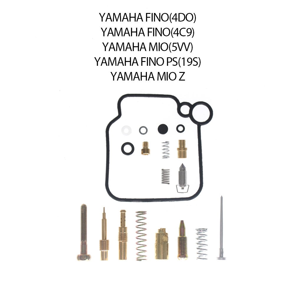 山葉 適用於 YAMAHA 化油器維修套件的 FINO (4DO) (4C9) MIO (5VV) MIO Z FINO