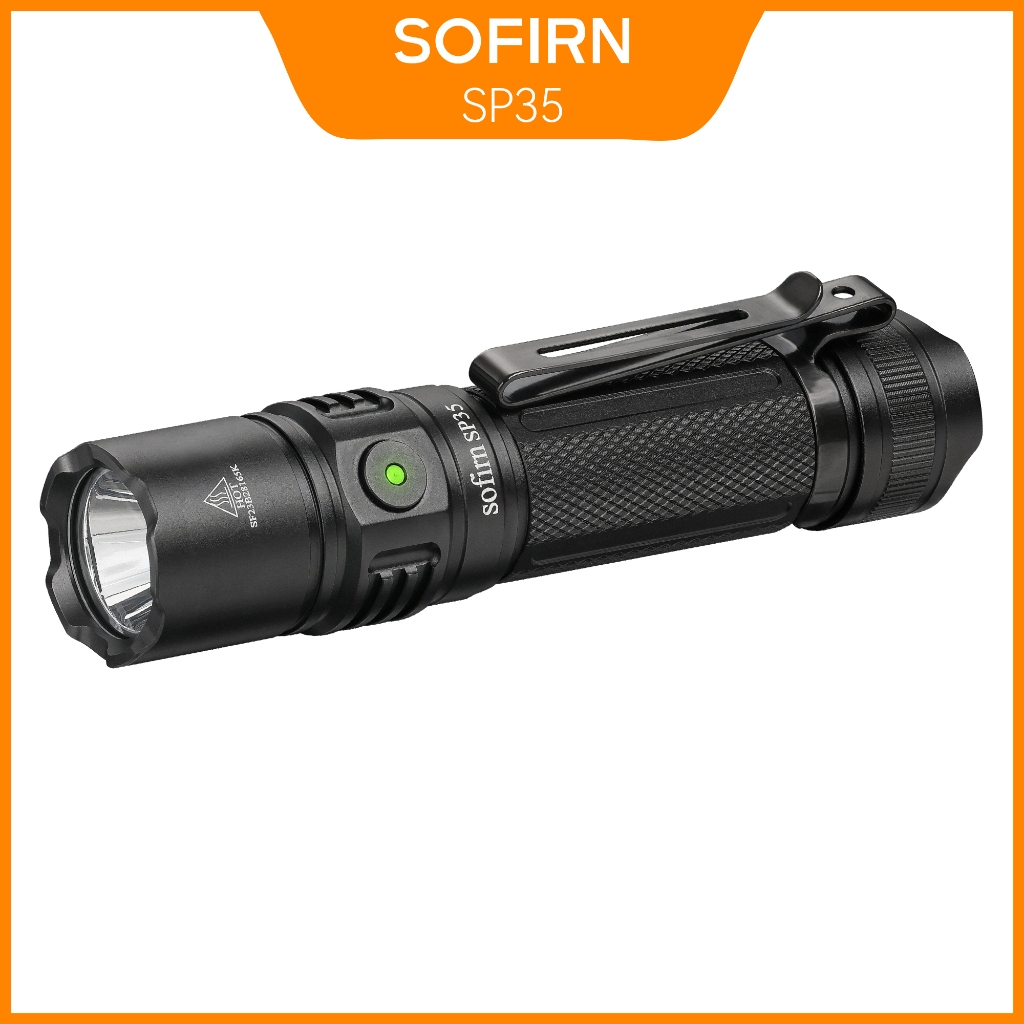 Sofirn SP35 21700 USB 可充電手電筒超亮 2000 流明 SST40 LED 手電筒防水 IPX8