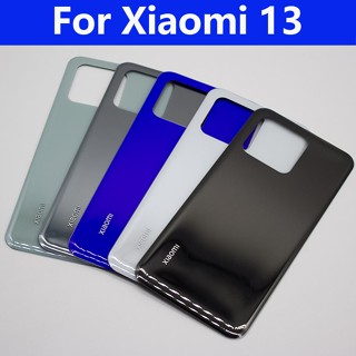 XIAOMI 全新適用於小米 13 背面電池蓋板後殼外殼後面板更換零件