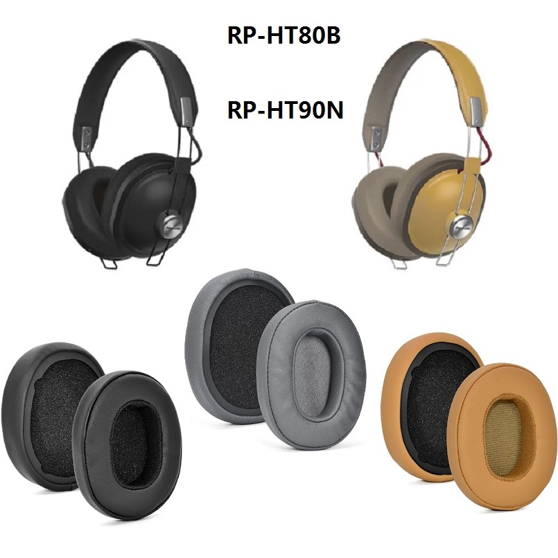 國際牌 適用於松下 RP-HTX80B、RP-HTX90N 耳機耳墊耳機墊套耳罩的升級高品質替換耳墊墊