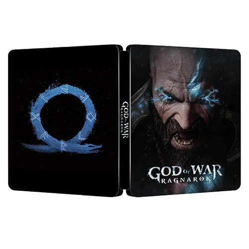 (僅限鋼殼,無遊戲光盤)戰神 Ragnarök 適用於 PS4/PS5 Steelbook ONi Fantasy Bo