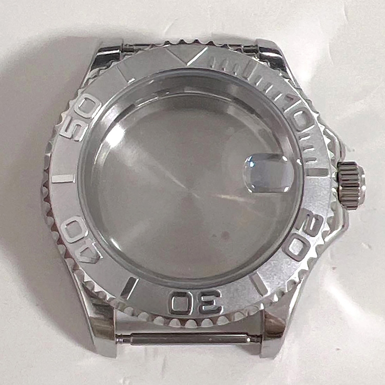 40 毫米遊艇錶殼藍寶石玻璃放大鏡錶殼手錶配件適用於 NH35A/NH36A/4R36/7S 機芯