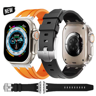 皇家橡树AP带 最新配色 防水硅胶表带 适用Apple Watch Ultra 2 49mm 9代 s8 7 se 45