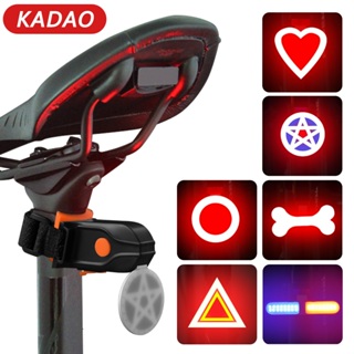 Kadao 自行車燈 USB 可充電自行車尾燈防水山地車尾燈後自行車燈