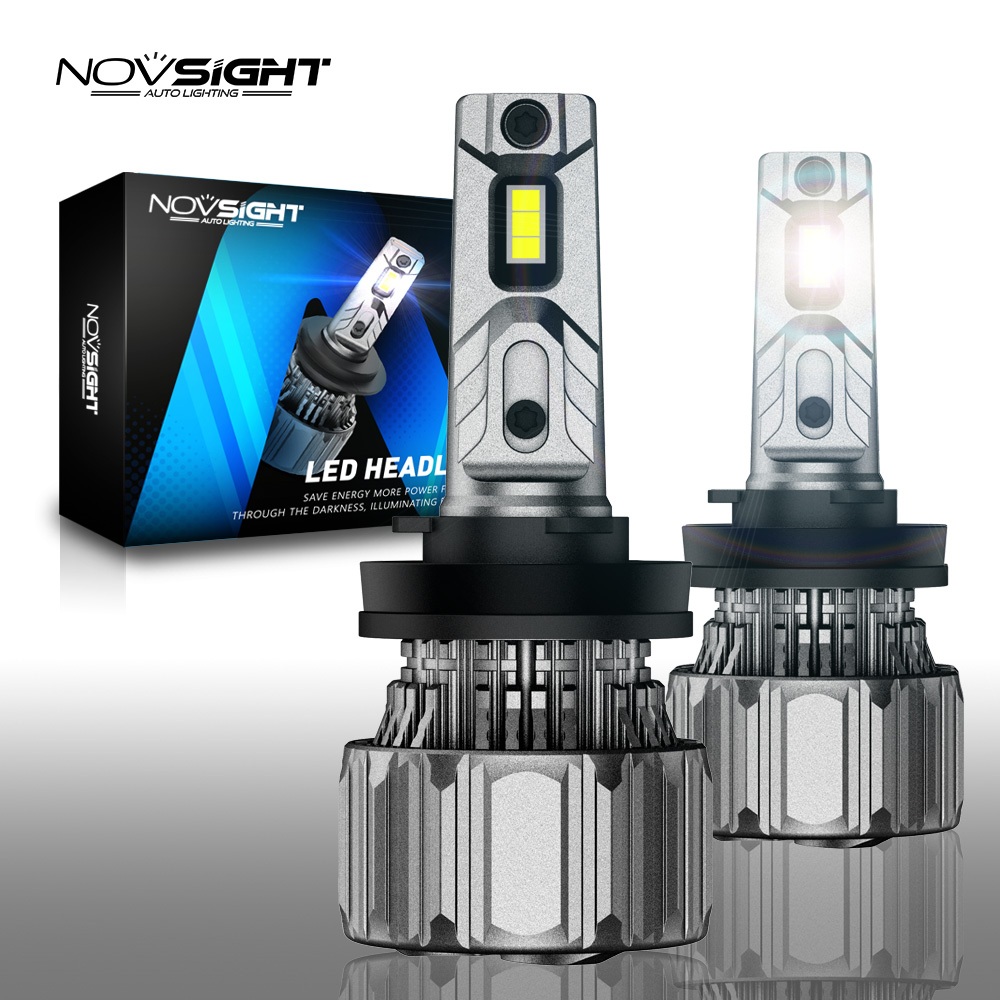 Novsight N50 H11 H8 H9 6500k 超亮 LED 汽車大燈 15000lm 70w 一對即插即用霧