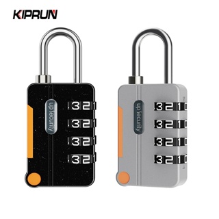 Kiprun 4 位密碼鎖、無鑰匙掛鎖、高安全性可複位密碼鋅合金防水掛鎖、行李箱健身房旅行保險箱鑰匙防盜鎖
