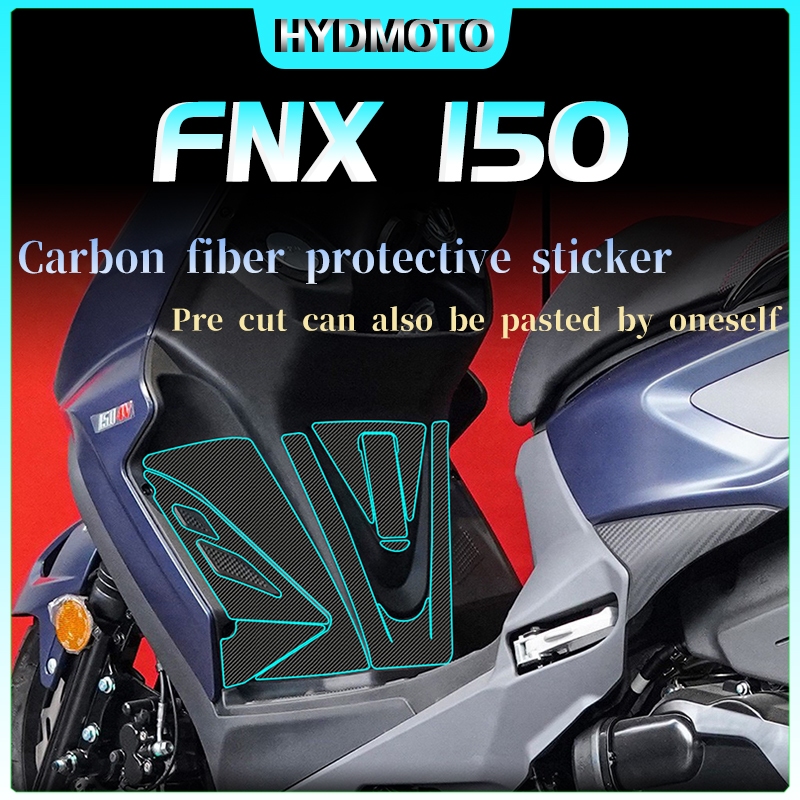 適用於sym FNX150車貼保護膜碳纖維裝飾防水改裝配件