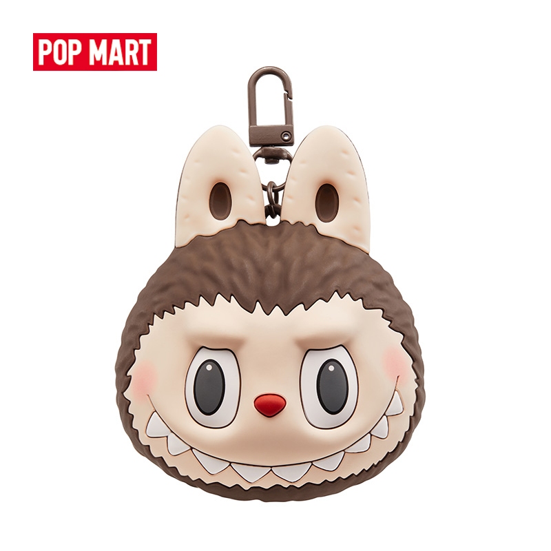 POPMART泡泡瑪特 LABUBU Originals - 棕色矽膠耳機包道具玩具創意禮物盲盒