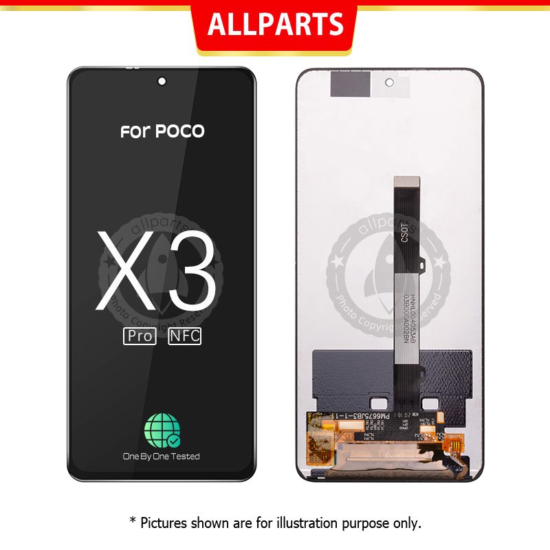 6.67" 適用於 小米 POCO X3 Pro NFC LCD 液晶螢幕 屏幕總成 觸控面板