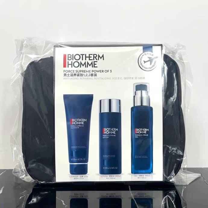 Biotherm Homme Force Supreme 3 Step 護膚套裝(潔面乳 125 毫升 + 乳液 200