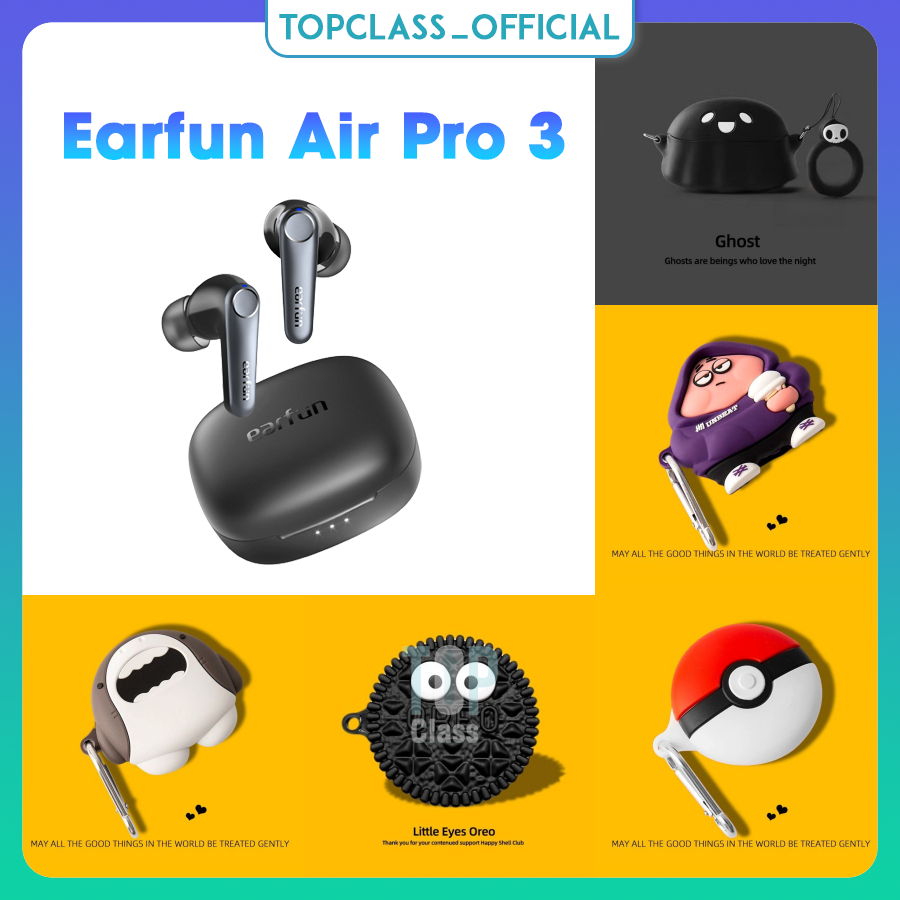 Earfun Air Pro 3 耳機充電盒保護套 tws 可愛卡通保護套