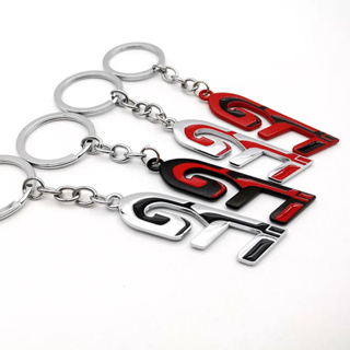 PEUGEOT 汽車造型三維金屬 GTI 標誌汽車鑰匙扣鑰匙扣鑰匙圈標致 308 306 106 206 205 208