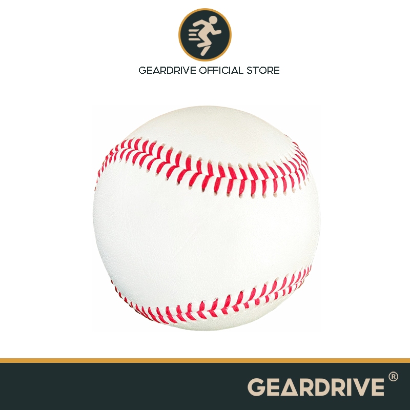 GEARDRIVE 棒球 9號軟式棒球 訓練棒球 硬式訓練用球 空白棒球紅線縫製  硬填充投擲練習球 軟填充打擊用球