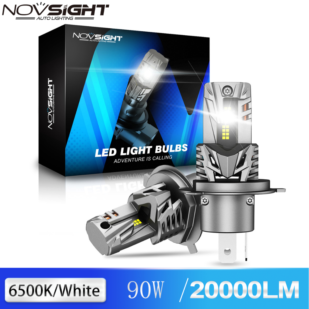 Novaight N63 mini 1:1 H4 HB2 9003 LED 汽車大燈 20000lm 6500k 90w