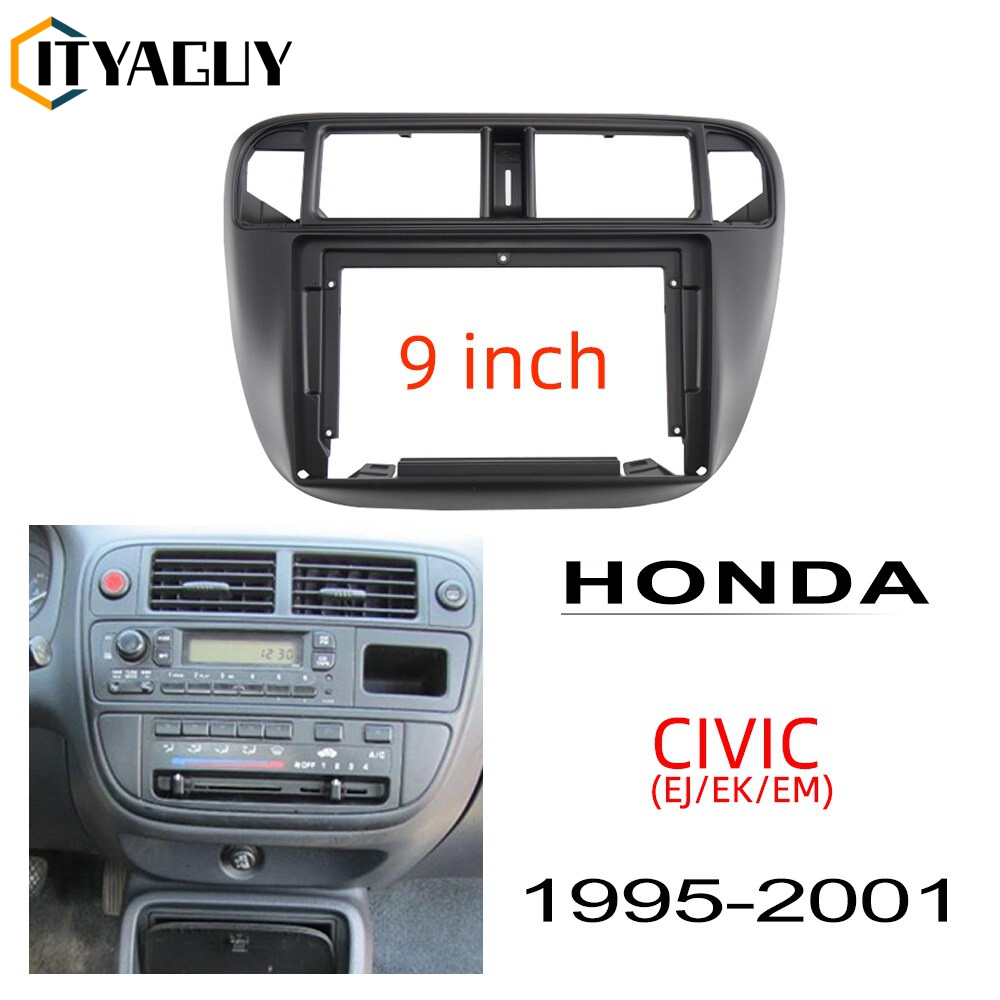 HONDA 9 英寸汽車收音機立體聲面板適用於本田思域 (EJ/EK/EM) 1995-2001 Android Das
