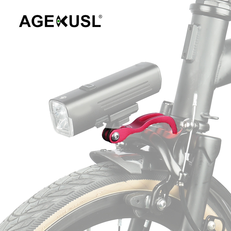 Aceoffix 自行車燈架 Go Pro 安裝自行車燈支架支架適用於 Brompton 3Sixty Pikes Ro