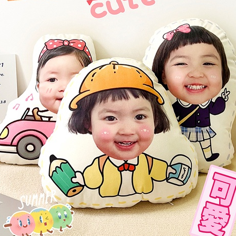 【客製化】【抱枕】diy 訂製 抱枕 寶寶 照片 可印 定做 寵物 娃娃 人形 玩偶 異形 生日 禮物 靠枕