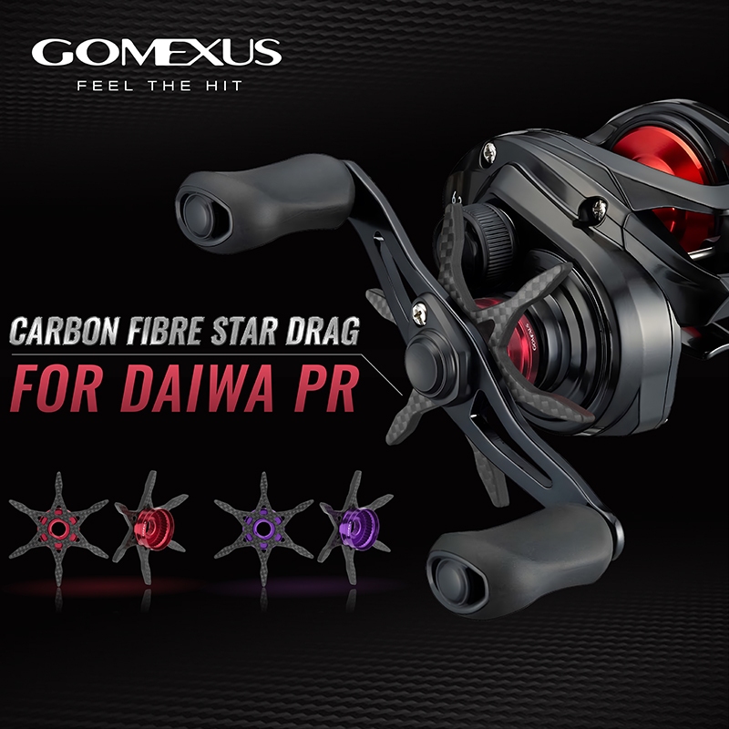 Gomexus Star Drag 適用於 Daiwa PR 100 100hl HL Pr100 拋餌漁線輪配件 ST