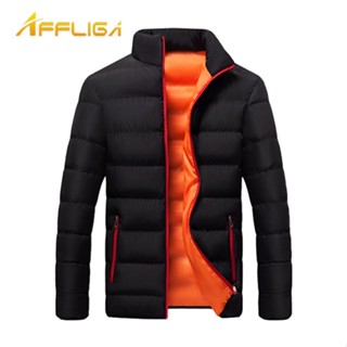 ✦AFFLIGA✦秋冬麵包服 羽絨外套防風外套保暖 寬鬆下襬韓版氣質型男禦寒保暖外套時尚百搭 保暖外套 羽絨外套 男生