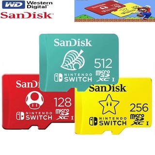Sandisknintendo 微型 128GB/256GB 512GB SDXC 存儲卡