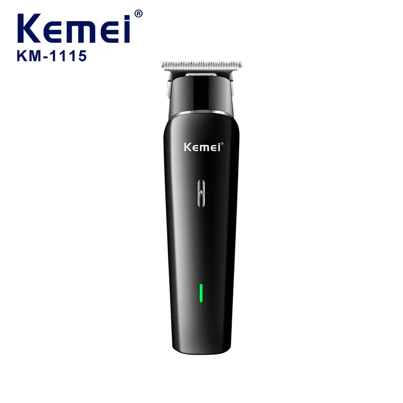 Kemei Km-1115 鋰電池低噪音長壽命理髮器快速 Usb 充電設計理髮器