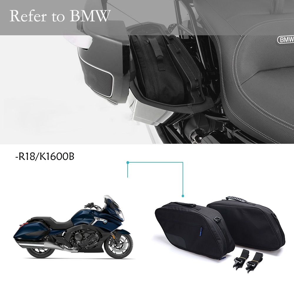適用 BMW R18/K1600B改裝邊箱包內襯儲物側包騎士旅行邊箱內膽