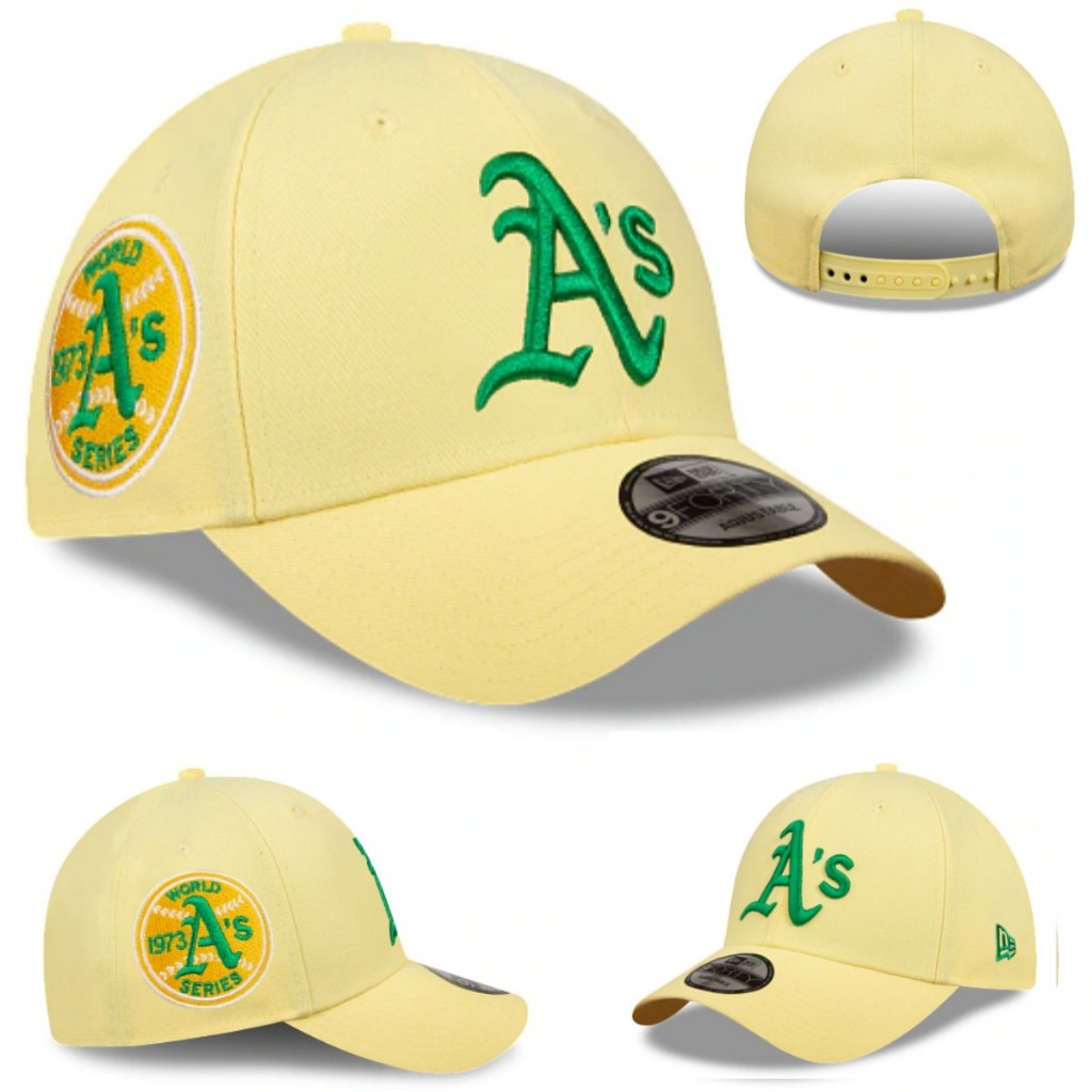 ⭐️全新超級好料⭐️ML-b奧克蘭運動家隊棒球帽嘻哈帽鴨舌戶外運動休閒印花合身帽可調帽棒球帽