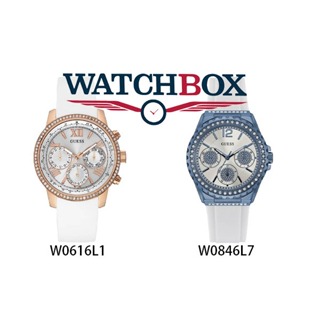 GUESS 女士手錶 休閒商務腕錶 日常防水女表 時尚矽膠錶帶 W0616L1 W0846L7