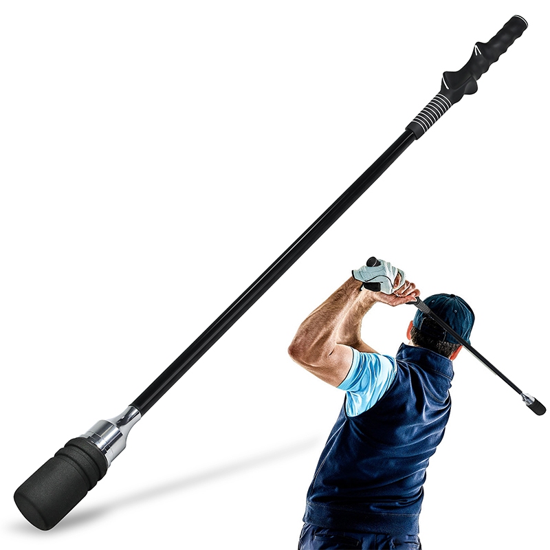 高爾夫揮杆訓練輔助揮杆聲棒高爾夫熱身節奏練習器可調速度，以增加每次擊球的距離