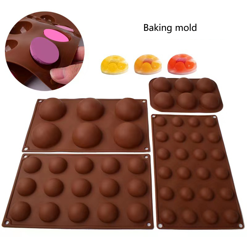 矽膠蛋糕模具 MAXIE 橙色蛋糕有 4 種設計(6/15/24 孔) 橙色蛋糕模具矽膠蛋糕模具