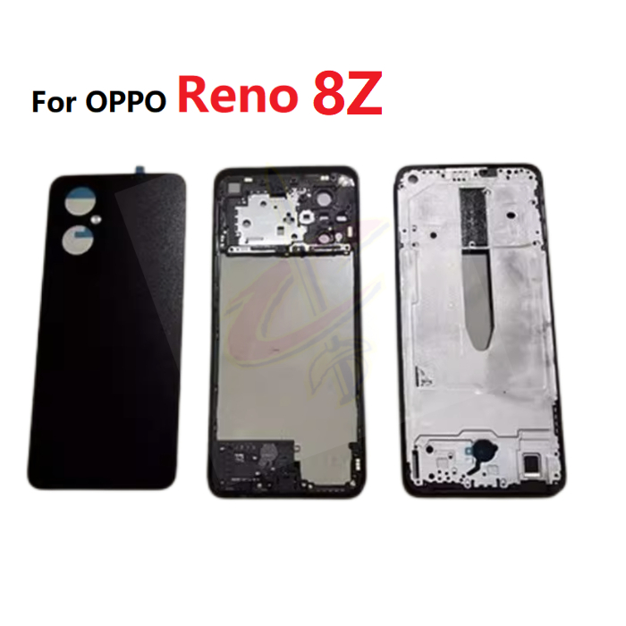 適用於 OPPO Reno 8 Z 8Z 5G 後蓋 外殼 中框後蓋 外殼 後蓋玻璃蓋 電池後蓋 背面電池蓋