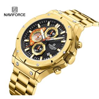 Naviforce 8026 男士手錶運動防水頂級品牌豪華計時碼表軍用原裝石英鐘