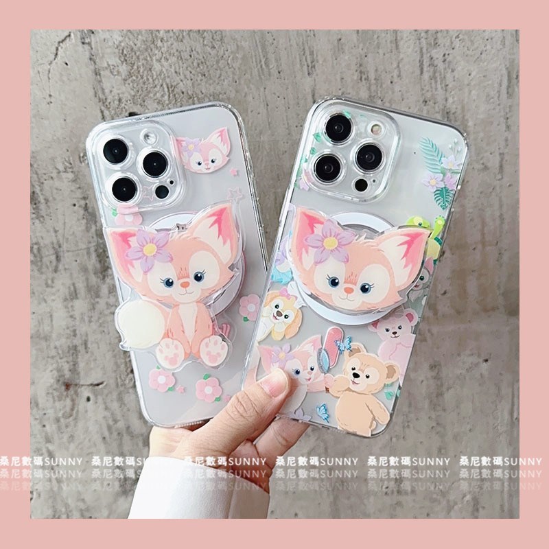 磁吸支架 玲娜貝兒手機殼 linabell 磁吸手機殼 適用 iphone 16 15 14 13 12 pro max