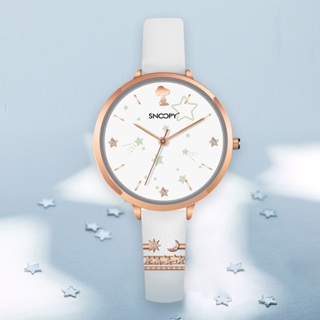 史努比SNOOPY星星夜光女學生手錶佩戴舒適優雅氣質型防水日本機芯手錶SNW846畢業禮物交換禮物