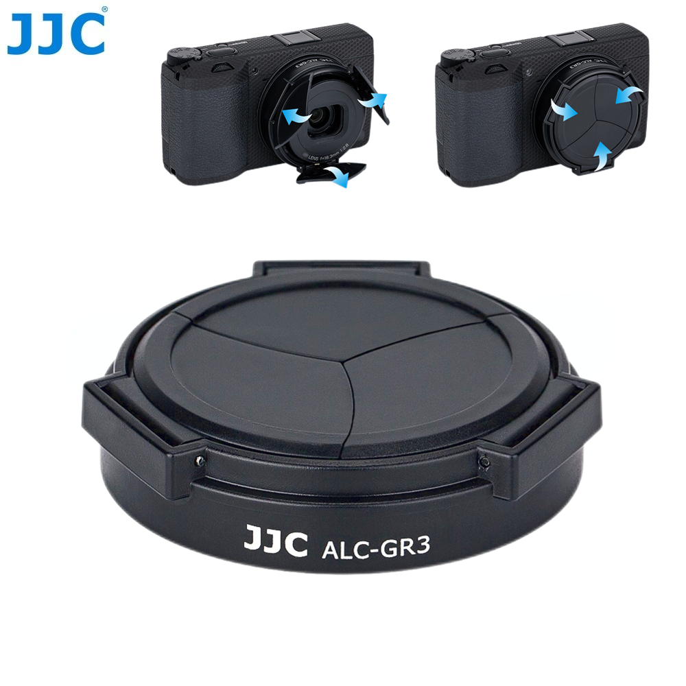 JJC 理光GR3自動鏡頭蓋 Ricoh GR III GRIII 鏡头保護蓋