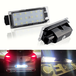 兩個 LED 牌照燈 雷諾 Renault Megane 3 Clio Laguna 2 Flence Twingo