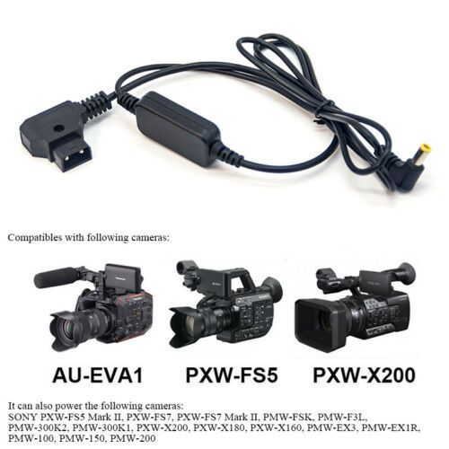 國際牌 Dc/d-tap 12 V 穩壓電源線適配器適用於松下 EVA1 索尼 FS5 FS7 Mark II 安東攝像