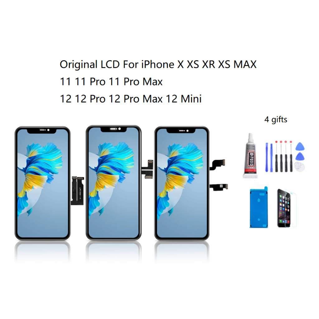 原廠換蓋板螢幕總成兼容蘋果iPhone X XS MAX 11 12 PRO MAX 顯示屏 屏幕總成