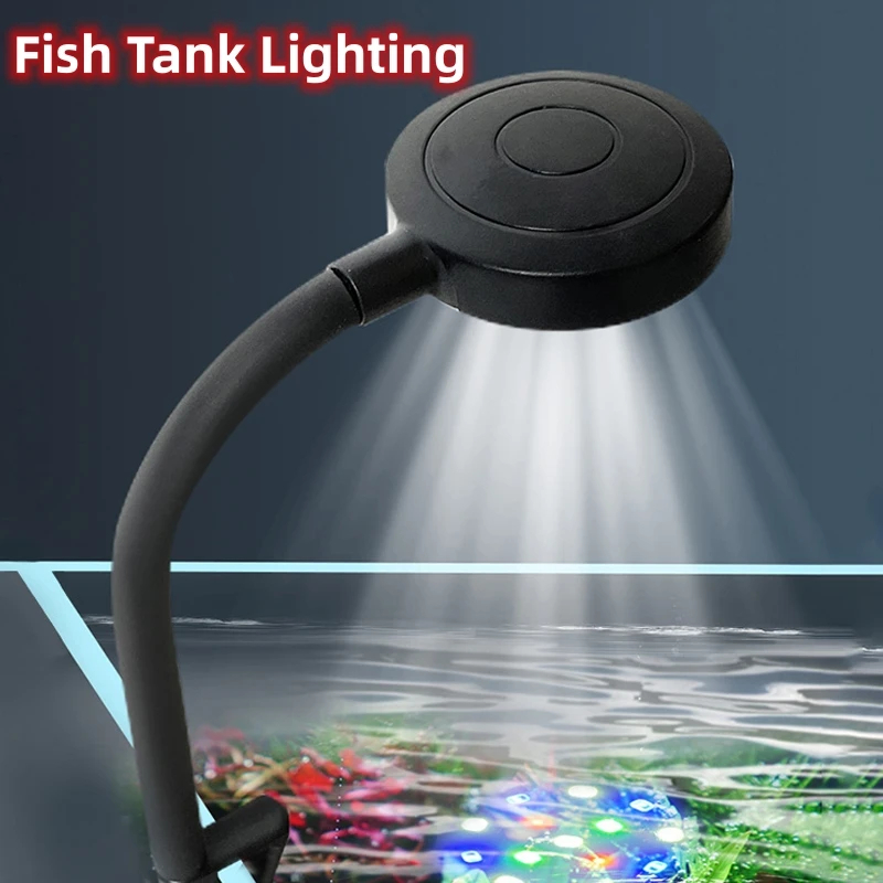USB水族燈 3W 5V LED 防水魚缸燈 水下魚燈 水族裝飾植物燈 迷你魚缸燈 水族景觀照射燈