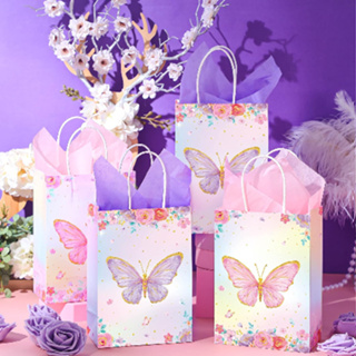 1pcs粉色花朵禮包皇冠城堡夢幻禮包花朵手提包