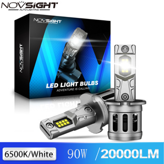 Novsight 1:1 鹵素燈尺寸 N63 H3 LED 汽車大燈 20000lm 6500k 90w 對車燈