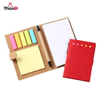 Thunlit 牛皮紙筆記本搭配便箋和筆（精裝）企業學校贈品最佳熱銷禮物品質優良