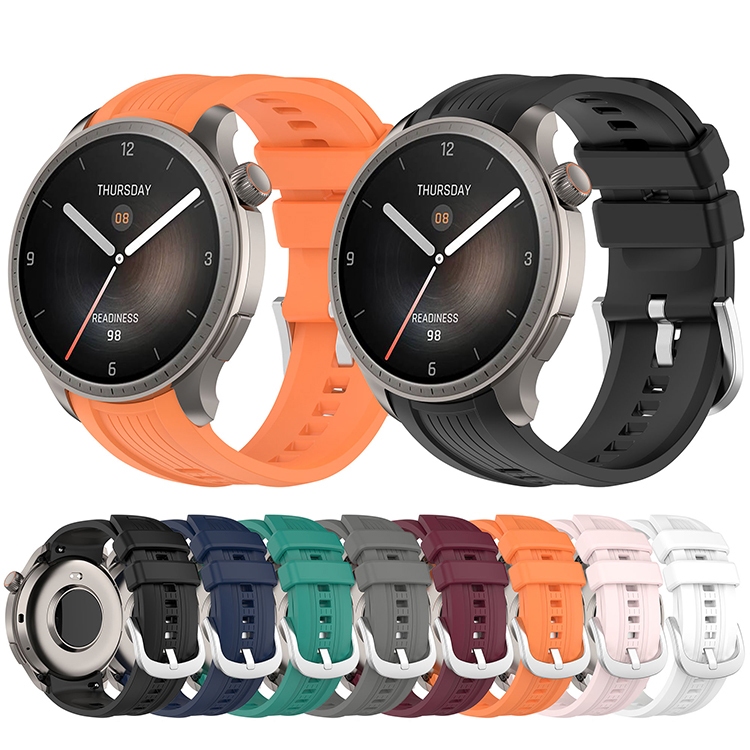Amazfit Balance多色軟矽膠錶帶智能手錶配件(A2286