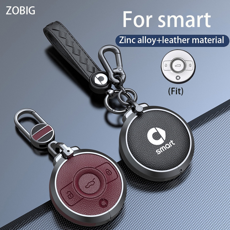 Zobig for Smart Key Fob Cover Key Fob Case 適用於 Smart Fortwo