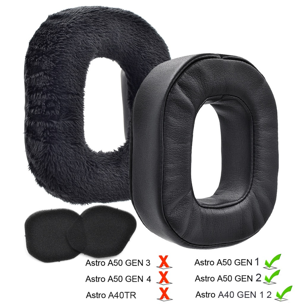 用於 Astro A40 / A50 GEN1 GEN2 遊戲耳機耳機的替換耳墊耳墊(不兼容 A50 GEN3 GEN4