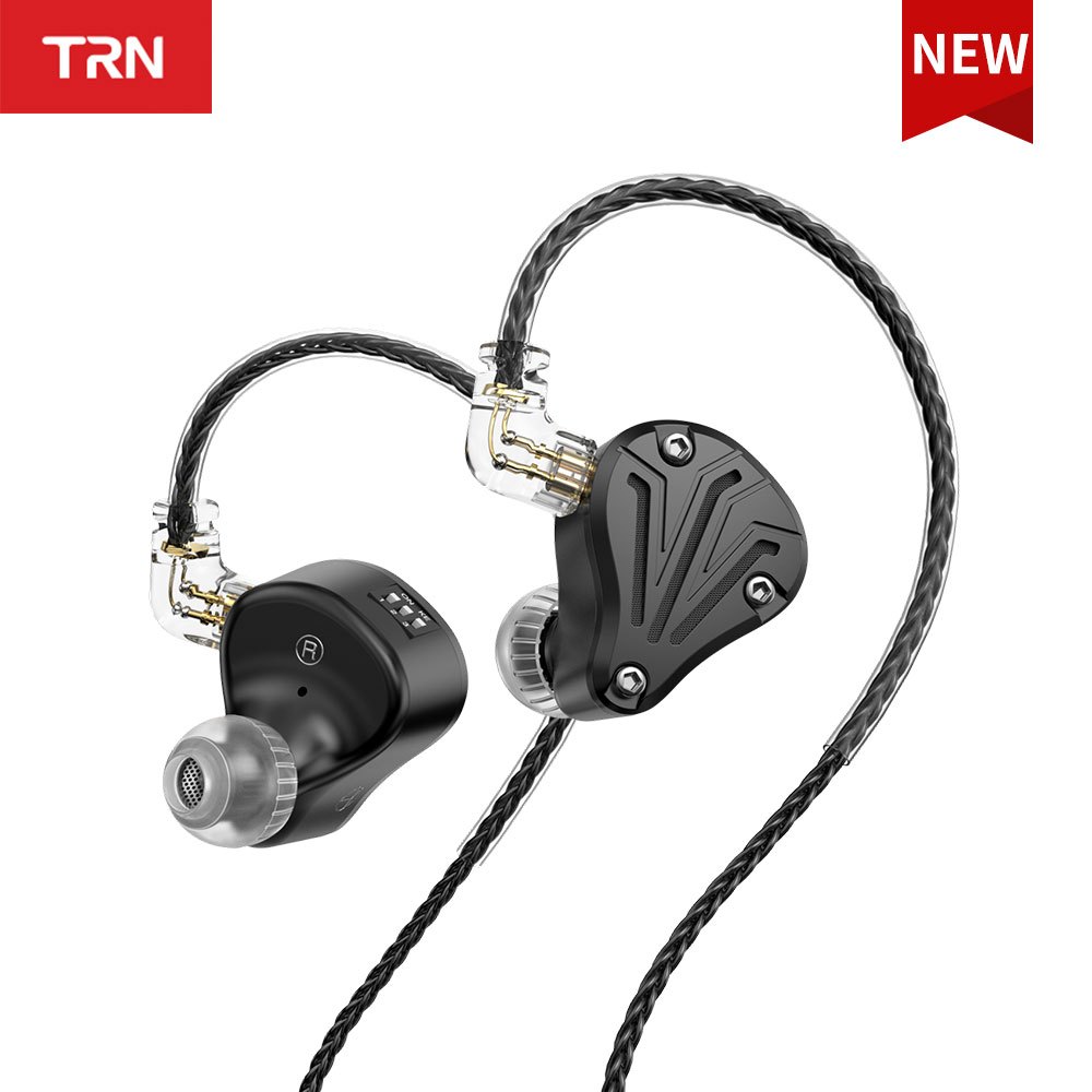 Trn BAX Pro 2BA 1DD 2EST Tribrid 金屬入耳式耳機 IEM HIFI DJ 監聽跑步運動耳