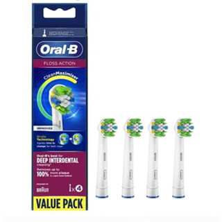 Oral-b Floss Action 替換刷頭補充裝,4 件裝和 8 件裝